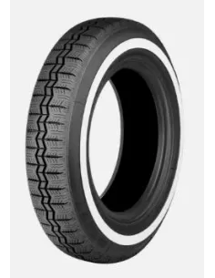 MICHELIN 125 R12 62S X BANDA BLANCA (20MM) (COCHE CLASICO)