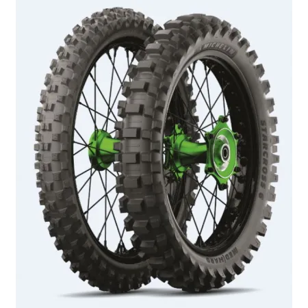 MICHELIN 110/100 -18 64M STARCROSS 6 MEDIUM HARD  R TT NHS | pneumaticidiretti.com