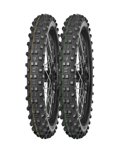 Pneus MITAS 90/90 -21 54R TERRA FORCE-EF 2 SM  SUPER LIGHT TT (Raya verde)