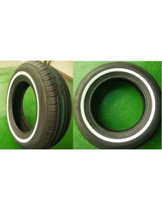 NANKANG 165/80 R15 87T NA-1 W.W  (165R15) (BANDA BLANCA 19mm) CLASICO