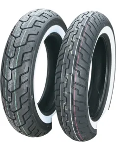 DUNLOP 130/90 -16 67H D404 WWW F TT (BANDA BLANCA)