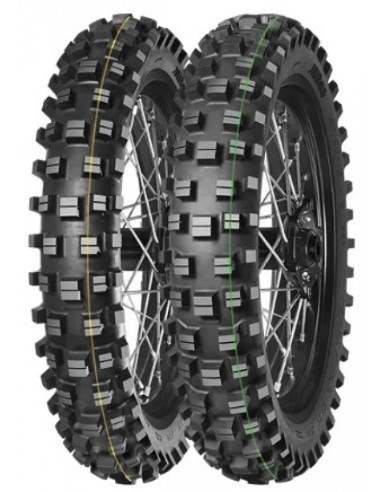 Pneus MITAS 120/90 -18 65M TERRA FORCE-EX XT  SUPER LIGHT TT (Raya verde)