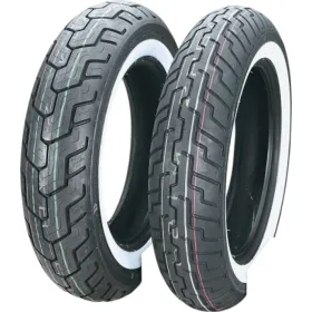 DUNLOP 130/90 -16 67H D404 WWW  F TT (BANDA BLANCA)