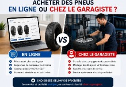 Acheter des Pneus en Ligne ou chez un Garagiste ?
