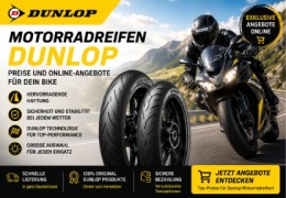 Dunlop Motorradreifen: Preise, Angebote und Modelle