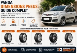 Panda dimensions pneus : guide complet
