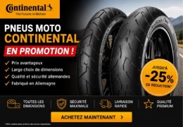 Pneus Moto Continental en Promotion : Prix, Tailles et Offres en Ligne