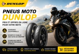 Pneus moto Dunlop : prix, offres et modèles en ligne