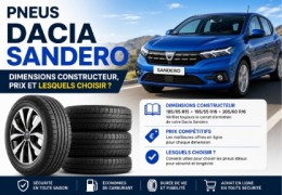 Pneus pour Dacia Sandero et Stepway : dimensions homologuées, prix et modèles à choisir