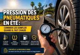 Pression des pneus en été : quelle pression avec la chaleur ?