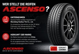 Wer stellt Ascenso Reifen her? Hersteller und Herkunft