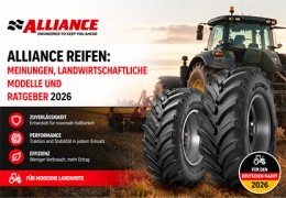 Alliance Reifen: Erfahrungen, Agrarreifen und Modelle 2026