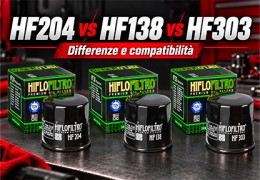 Hiflofiltro HF204, HF138 et HF303 : différences et compatibilité