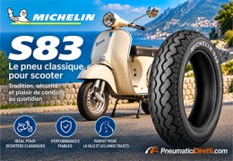 Michelin S83 : dimensions, avis et guide pour scooter rétro