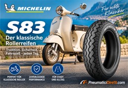 Michelin S83: Größen, Erfahrungen & Ratgeber für klassische Roller