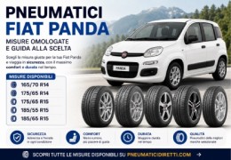 Pneumatici Fiat Panda: misure, prezzi e scelta