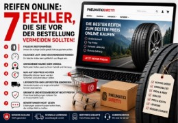 Reifen online kaufen: 7 Fehler vor der Bestellung vermeiden